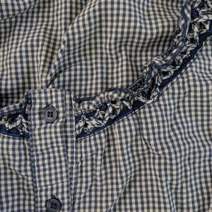 Harve Benard  Blouse inWhite And Navy